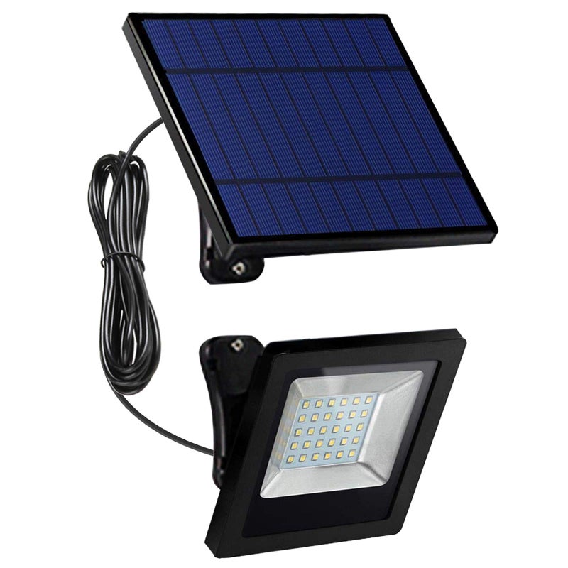 Awanber Solar Powered Lights Outdoor, Bright White Light IP65 Waterproof Auto Dusk to Dawn 350Â° Adjustable Solar Security Flood Lights for Barn, Garden, Garage, Pathway, Yard, Patio, Lawn, Balcony - Image 1